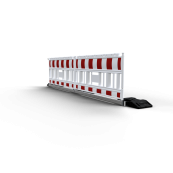 Schake EURO2 | panel fence | type NOX LIGHT | film RA2/B | without lamp adapter | red / white
